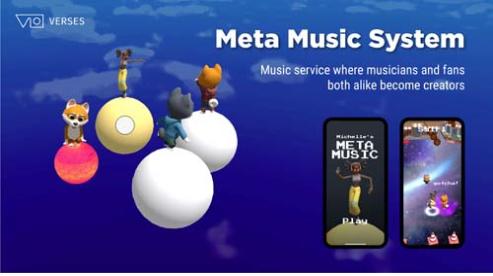 인공지능으로 만든 메타버스 음악 앱 ‘Meta Music System for Streaming’.